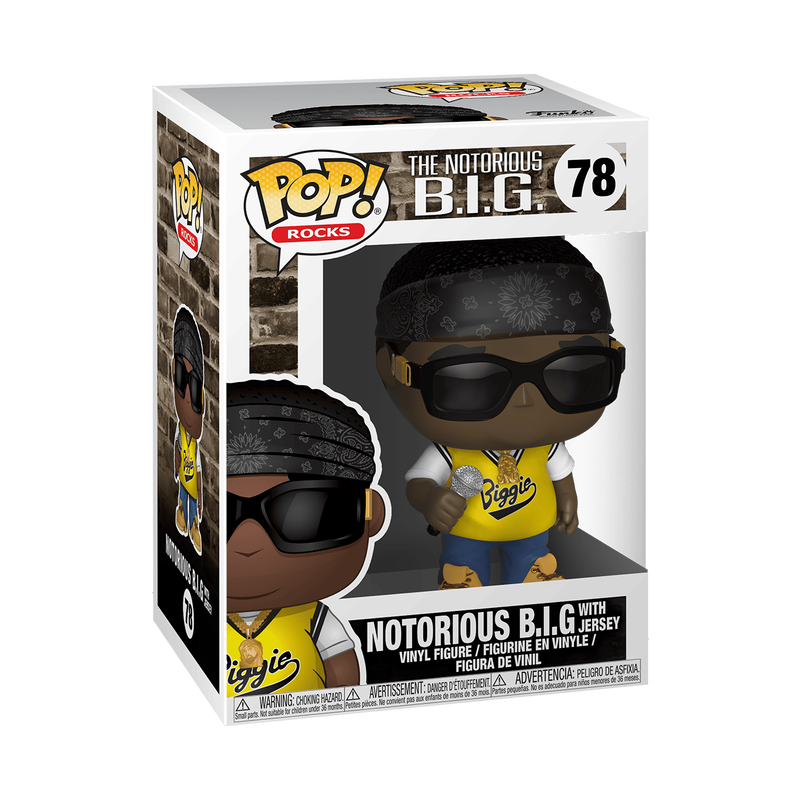 Funko Pop! Rocks: The Notorious B.I.G. with Jersey #78