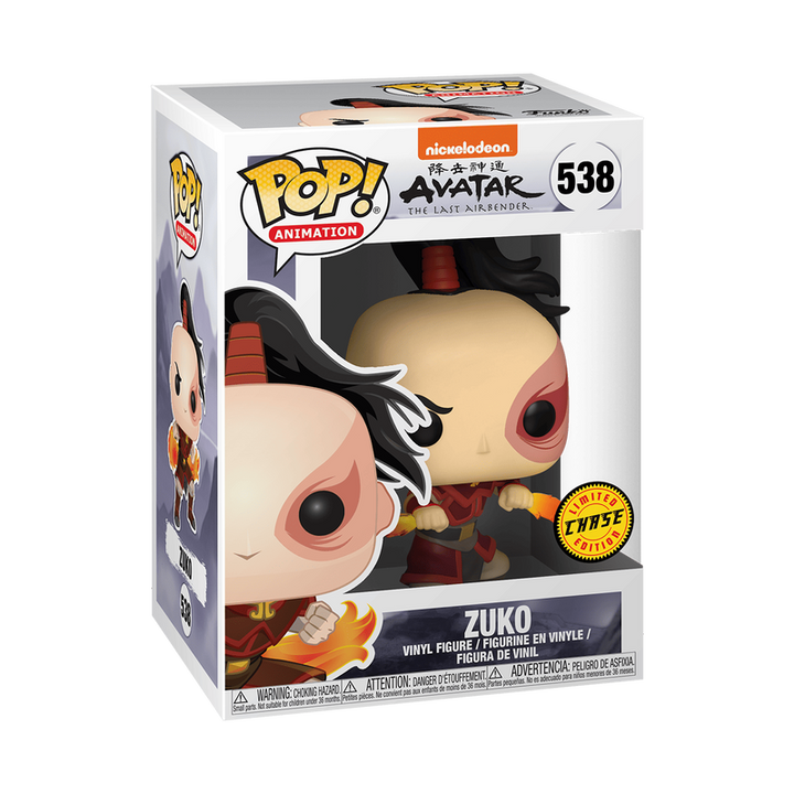 Funko Pop! Animation: Avatar The Last Airbender - Zuko with Fire Daggers Chase #538