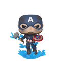 Funko Pop! Marvel: Avengers: Endgame - Captain America with Broken Shield and Mjolnir #573