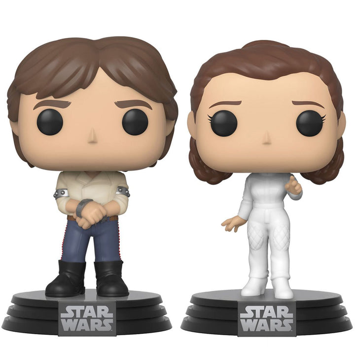 Funko Pop! The Star Wars: Empire Strikes - Han Solo & Leia 2-Pack