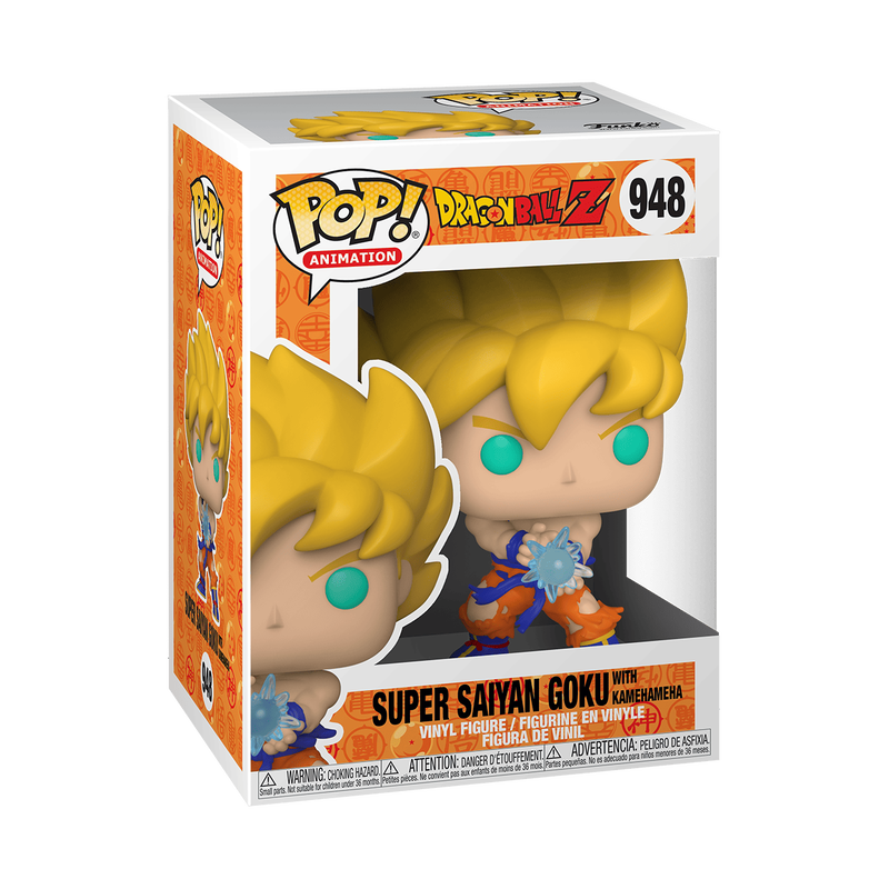 Funko Pop! Animation: Dragon Ball Z - Super Saiyan Goku with Kamehameha #948