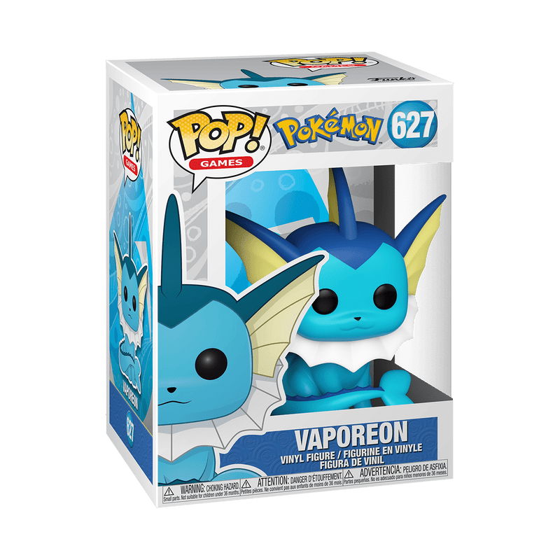 Funko Pop! Games: Pokemon - Vaporeon 627 - Fundom