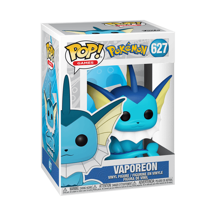 Funko Pop! Games: Pokemon - Vaporeon 627 - Fundom