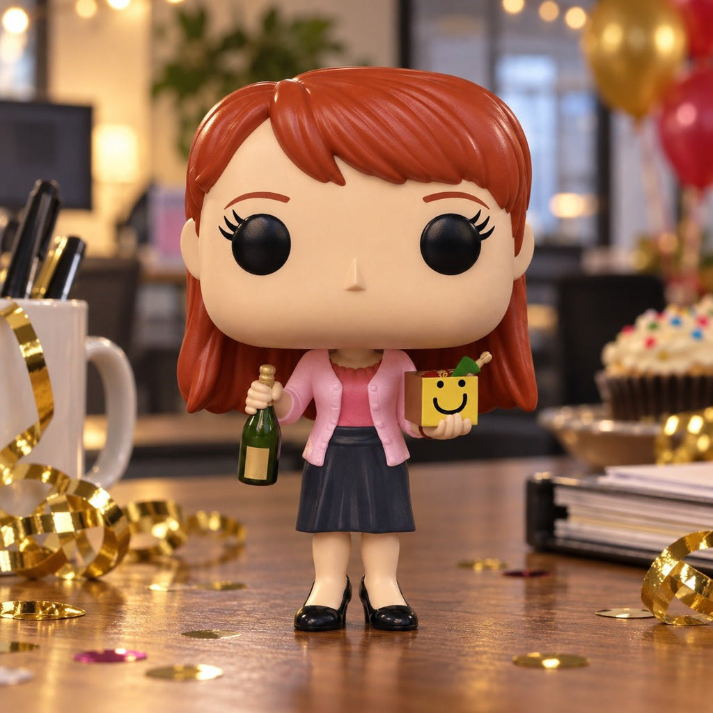 Funko Pop! Television: The Office - Erin with Happy Box & Champagne 1174 - Fundom