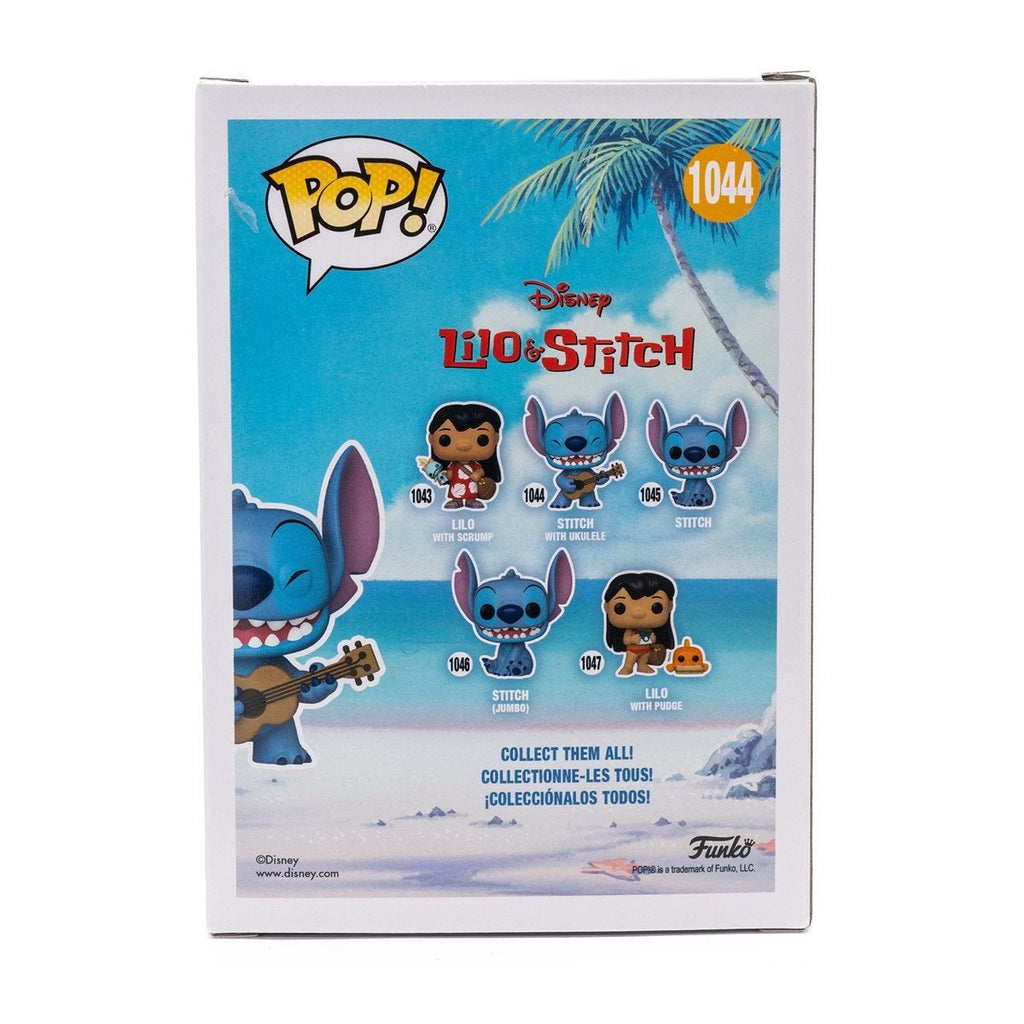 Funko Pop! Disney: Lilo & Stitch - Stitch with Ukulele Diamond Glitter #1044 Entertainment Earth Exclusive