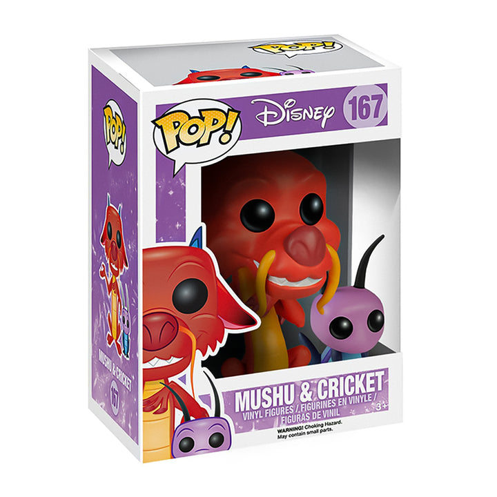 Funko Pop! Disney: Mulan - Mushu & Cricket