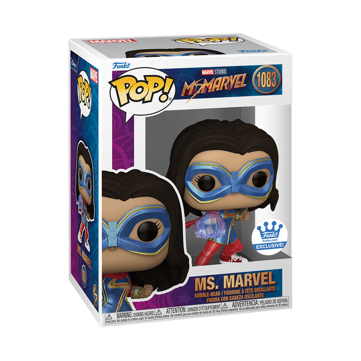 Funko Pop! Marvel Studios: Ms Marvel - Ms. Marvel With Light Arm Exclusive
