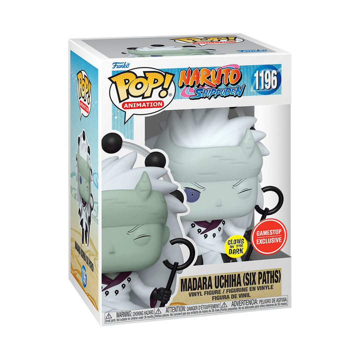 Funko Pop! Animation: Naruto Shippuden - Madara Uchiha Six-Paths Glow-In-The-Dark GameStop Exclusive