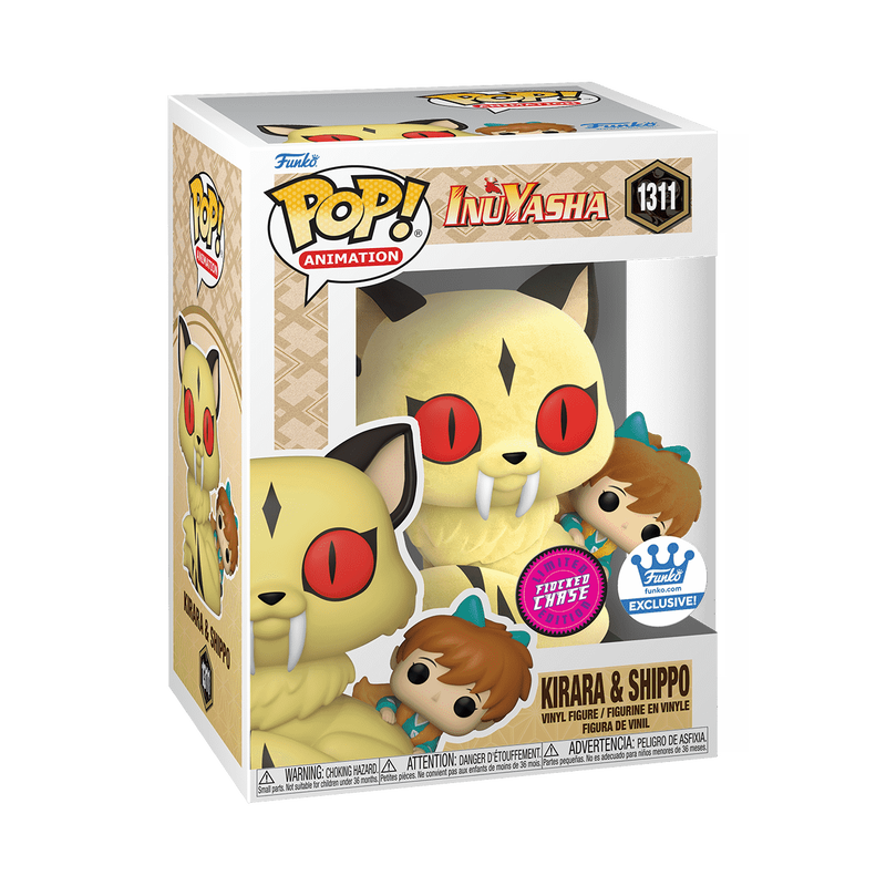 Funko Pop! Animation: InuYasha - Kirara & Shippo #1311 Flocked Chase Shop Exclusive