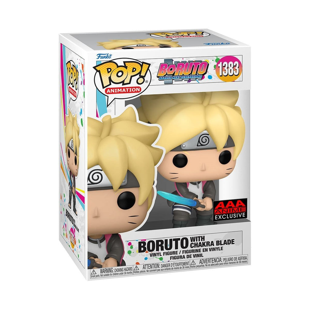 Funko Pop! Animation: Boruto: Naruto Next Generations - Boruto with Chakra Blade #1383 AAA Anime Exclusive