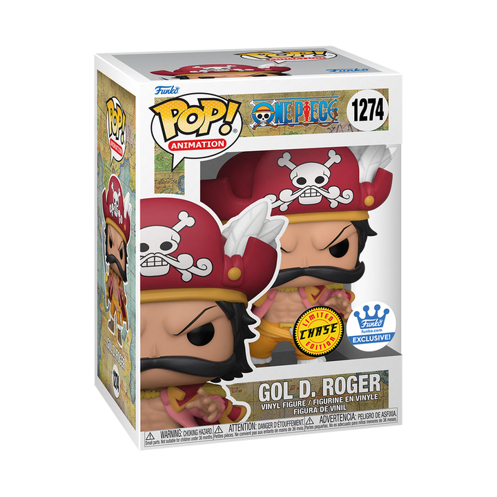 Funko Pop! Animation: One Piece - Gol D. Roger with Hat Chase Exclusive