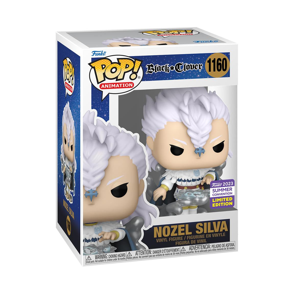 Funko Pop! Animation: Black Clover - Nozel Silva 2023 San Diego Comic Con Exclusive