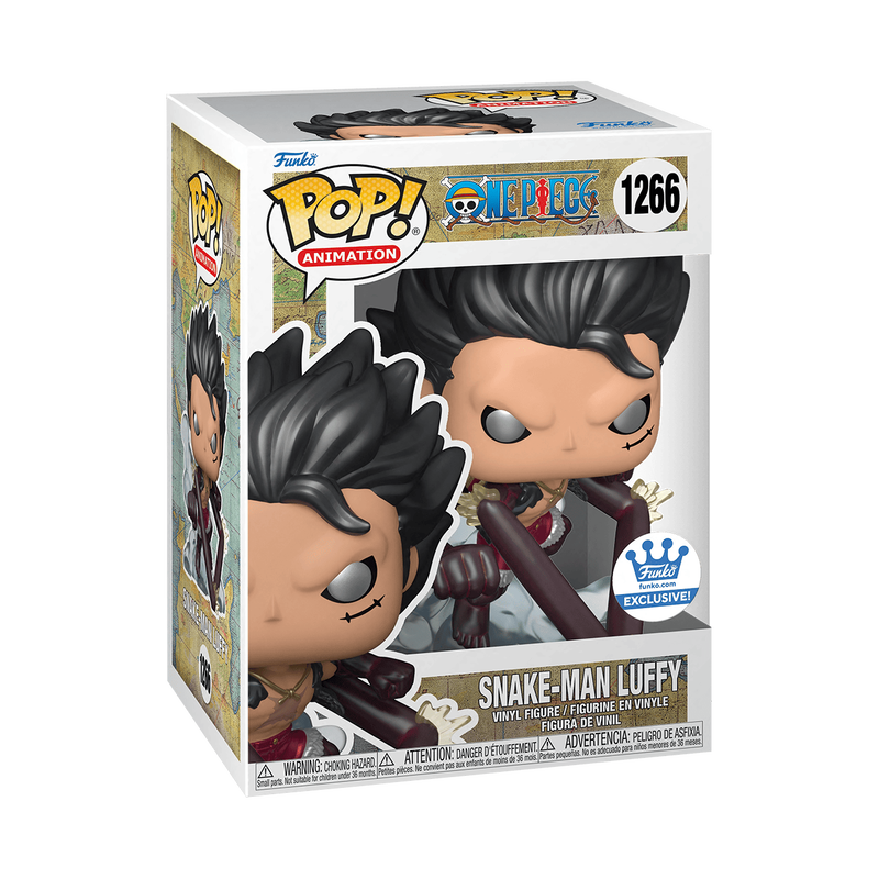 Funko Pop! Animation: One Piece - Snake-Man Monkey D. Luffy Metallic Exclusive