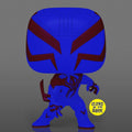 Funko Pop! Marvel: Spider-Man: Across the Spider-Verse - Spider-Man 2099 #1267 Glow-in-the-Dark Entertainment Earth Exclusive