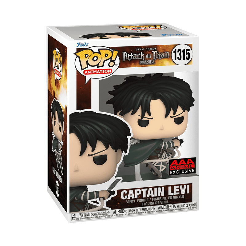 Funko Pop! Animation: Attack on Titan - Captain Levi Ackerman 1315 AAA Anime Exclusive - Fundom