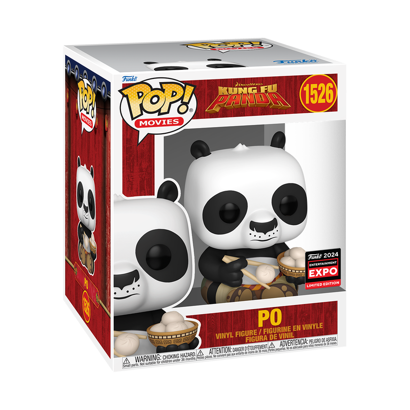 Funko Pop! Super Movies: Kung Fu Panda - Super Po with Dumplings 2024 Limited Edition Entertainment Expo Shared Exclusive