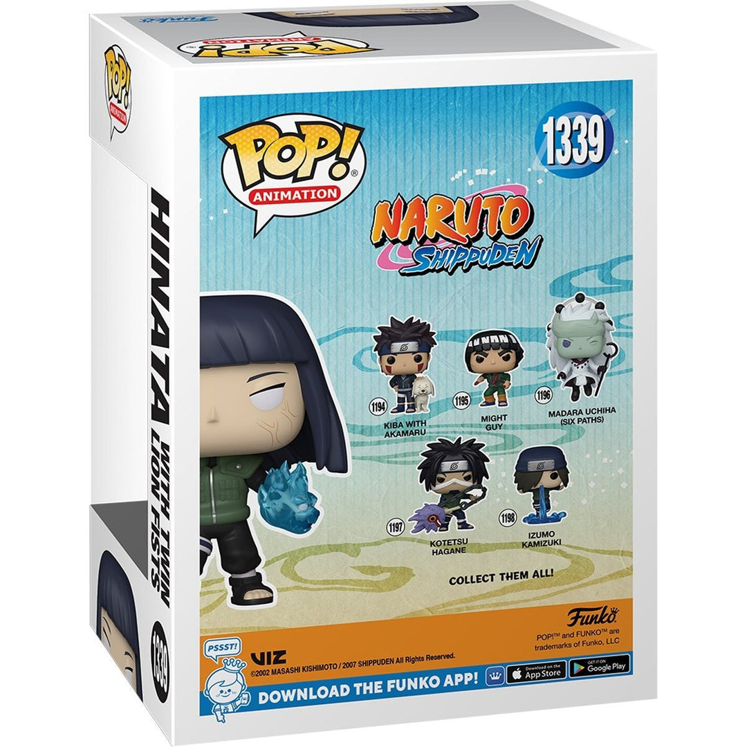 Funko Pop! Animation: Naruto Shippuden - Hinata with Twin Lion Fists Chase Glow-in-the-dark Entertainment Earth Exclusive