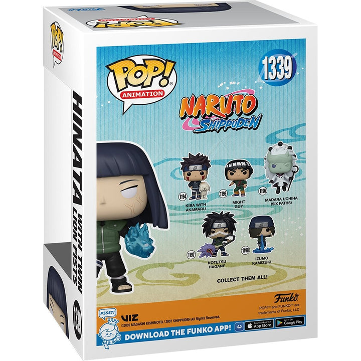 Funko Pop! Animation: Naruto Shippuden - Hinata with Twin Lion Fists Chase Glow-in-the-dark Entertainment Earth Exclusive