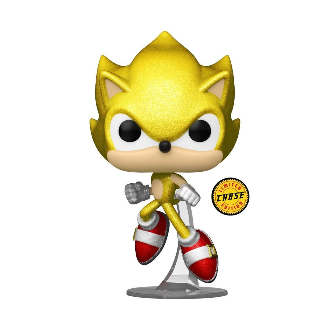 Funko Pop! Games: Sonic the Hedgehog - Super Sonic #923 Chase AAA Anime Exclusive