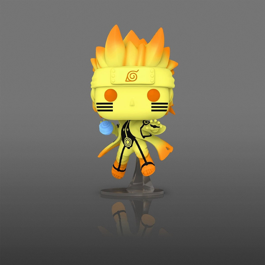 Funko Pop! Animation: Naruto Shippuden - Naruto Uzumaki Kurama Link Mode Glow-in-the-dark Chase AAA Anime Exclusive