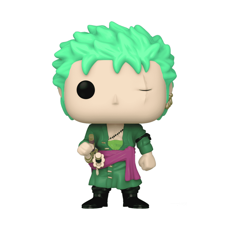 Funko Pop! Animation: One Piece - Roronoa Zoro Glow-in-the-dark Kody Trading Exclusive