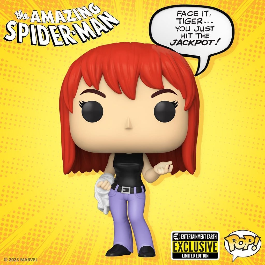 Funko Pop! Marvel: Spider-Man - Mary Jane Watson #1260 Entertainment Earth Exclusive