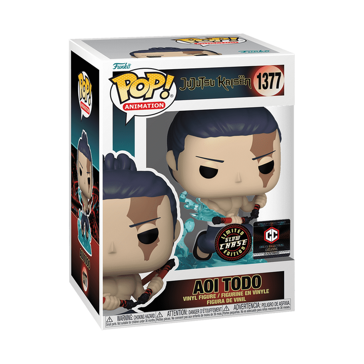 Funko Pop! Animation: Jujutsu Kaisen - Aoi Todo #1377 Chase Glow-in-the-dark Chalice Collectibles Exclusive