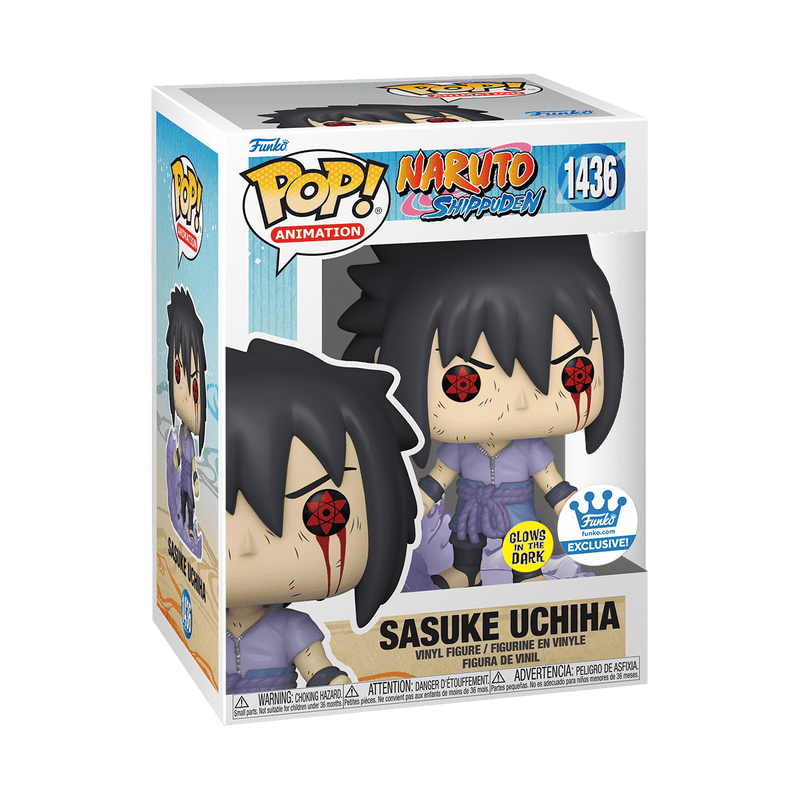 Funko Pop! Animation: Naruto Shippuden - Sasuke Uchiha Amaterasu Glow-in-the-dark Exclusive