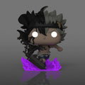 Funko Pop! Animation: Black Clover - Black Asta #1556 Glow-in-the-Dark Entertainment Earth Exclusive