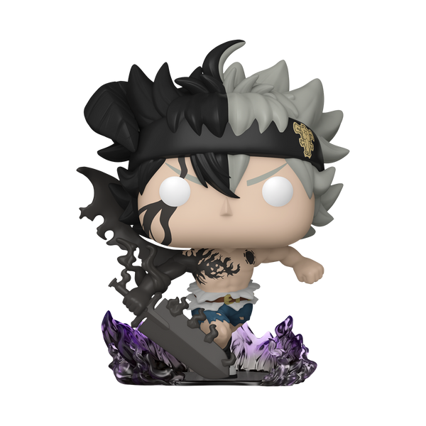 Funko Pop! Animation: Black Clover - Black Asta #1556 Glow-in-the-Dark Entertainment Earth Exclusive