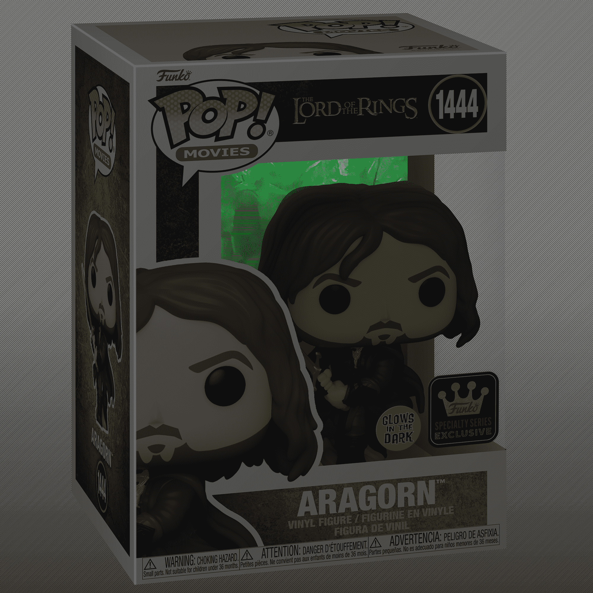 Funko Pop! Movies: Lord of the Rings - Aragorn Glow 1444 Specialty Exclusive - Fundom
