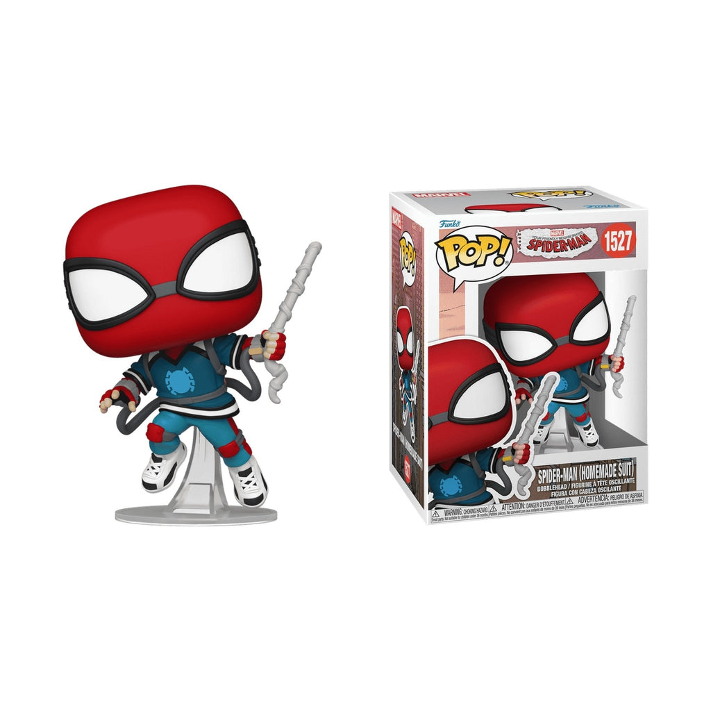 Funko Pop! Marvel: Your Friendly Neighborhood Spider-Man - Spider-Man Homemade Suit 1527 - Fundom