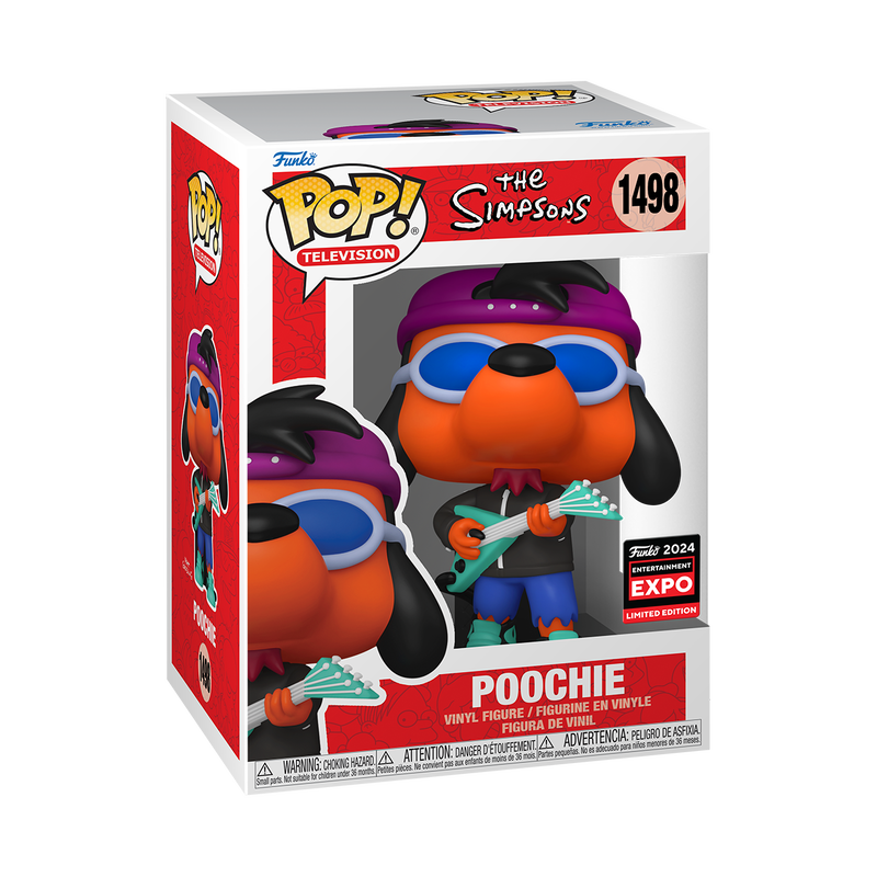 Funko Pop! Animation: The Simpsons - Poochie 2024 Limited Edition Entertainment Expo Shared Exclusive