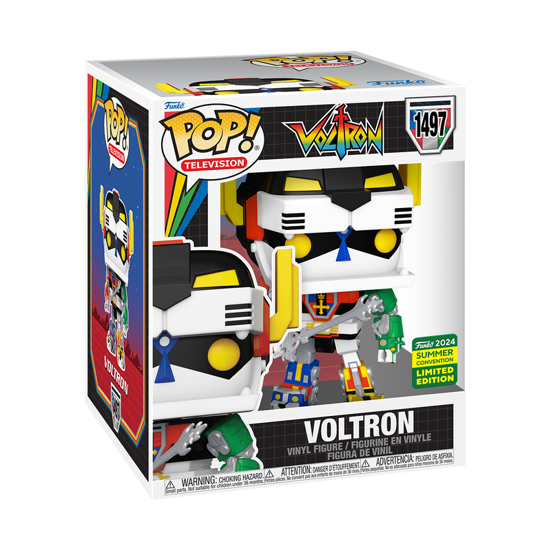 Funko Pop! Super Television: Voltron - Voltron With Blazing Sword #1497 2024 Summer Convention