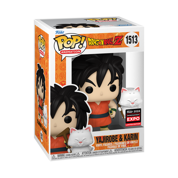 Funko Pop! & Buddy Animation: Dragon Ball Z - Yajirobe and Karin 2024 Limited Edition Entertainment Expo Shared Exclusive