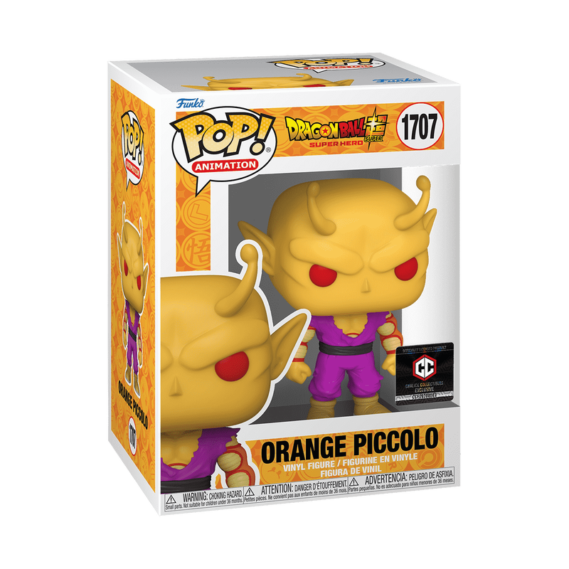 Funko Pop! Animation: Dragon Ball Super: Super Hero - Orange Piccolo #1707 Chalice Collectibles Exclusive