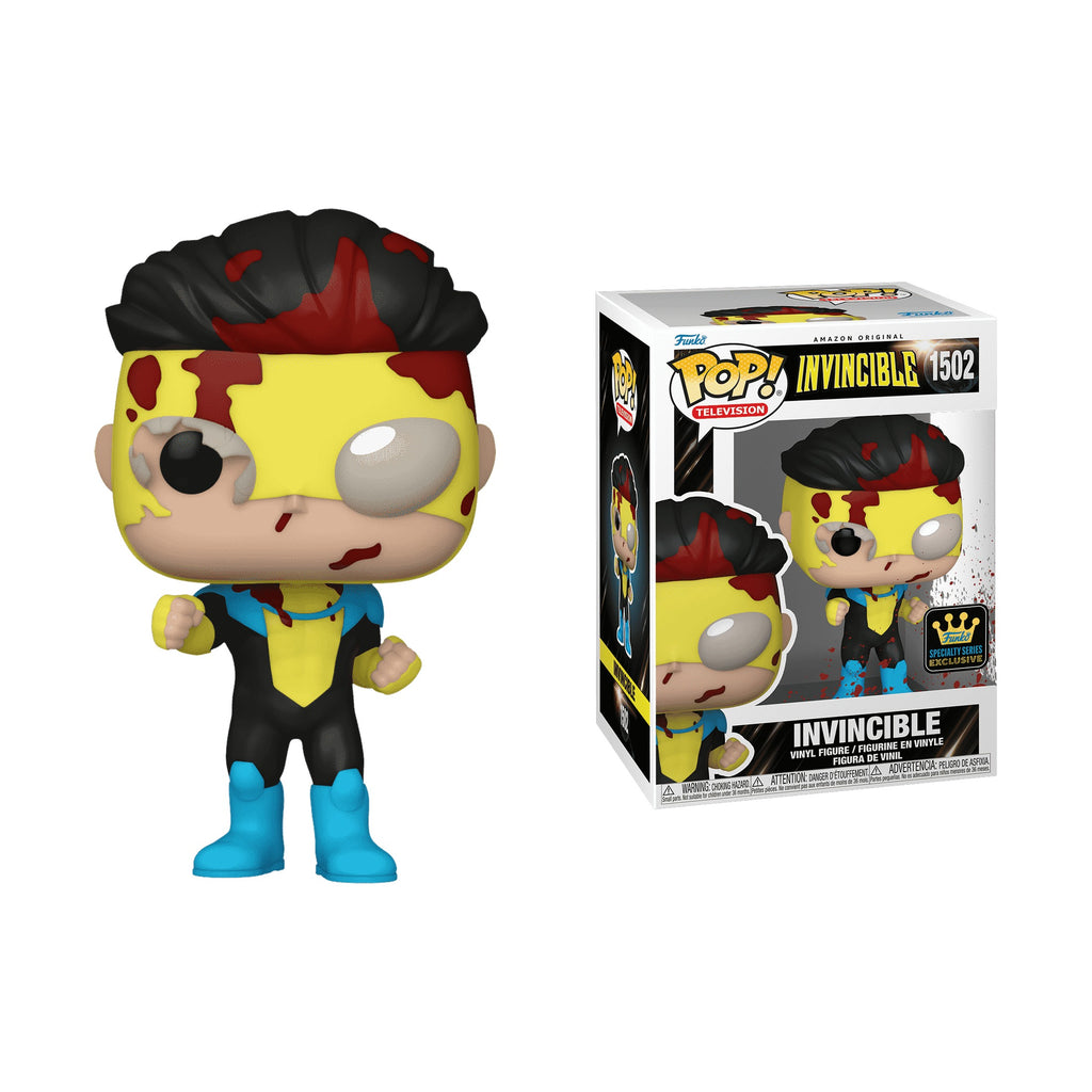 Funko Pop! Television: Invincible - Invincible Bloody with Broken Mask #1502 Specialty Series Exclusive