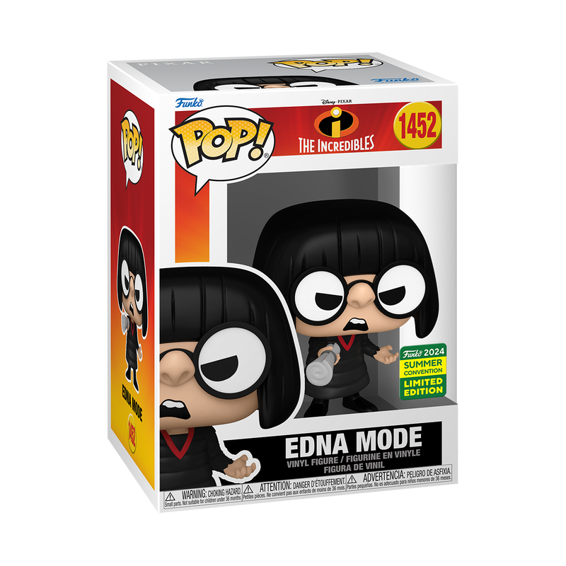 Funko Pop! Disney: The Incredibles - Edna Mode #1452 2024 Summer Convention