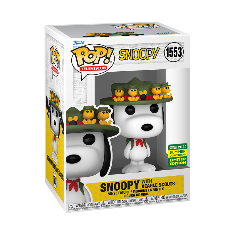 Funko Pop! Television: Peanuts - Snoopy with Beagle Scouts #1553 2024 Summer Convention