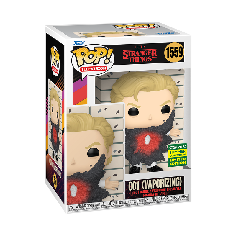 Funko Pop! Television: Stranger Things - 001 Vaporizing #1559 2024 Summer Convention