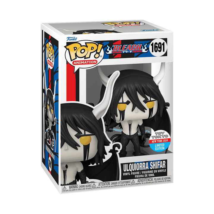 Funko Pop! Animation: Bleach - Ulquiorra Shifar #1691 2024 NYCC Toy Tokyo Limited Edition Exclusive