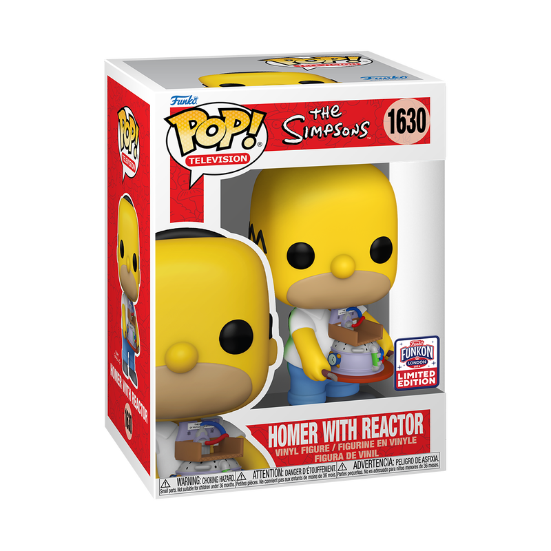 Funko Pop! Television: The Simpsons - Homer with Reactor #1630 2024 FunKon London