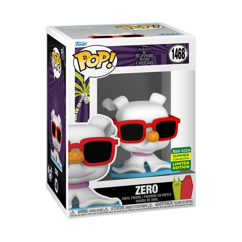 Funko Pop! The Nightmare Before Christmas - Zero With Sunglasses #1468 2024 Summer Convention