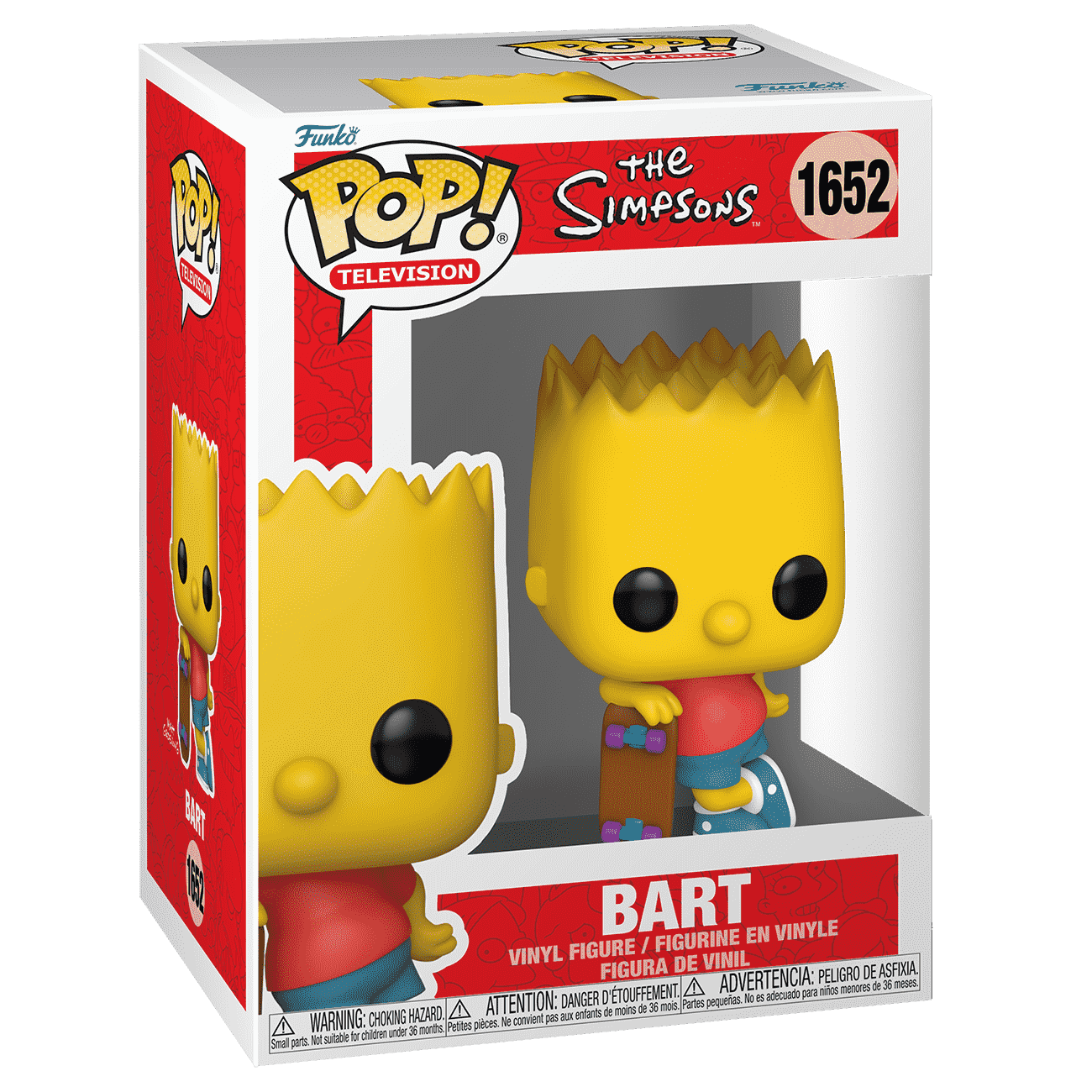 Funko Pop! Animation: The Simpsons - Bart Simpson with Skateboard 1652 - Fundom