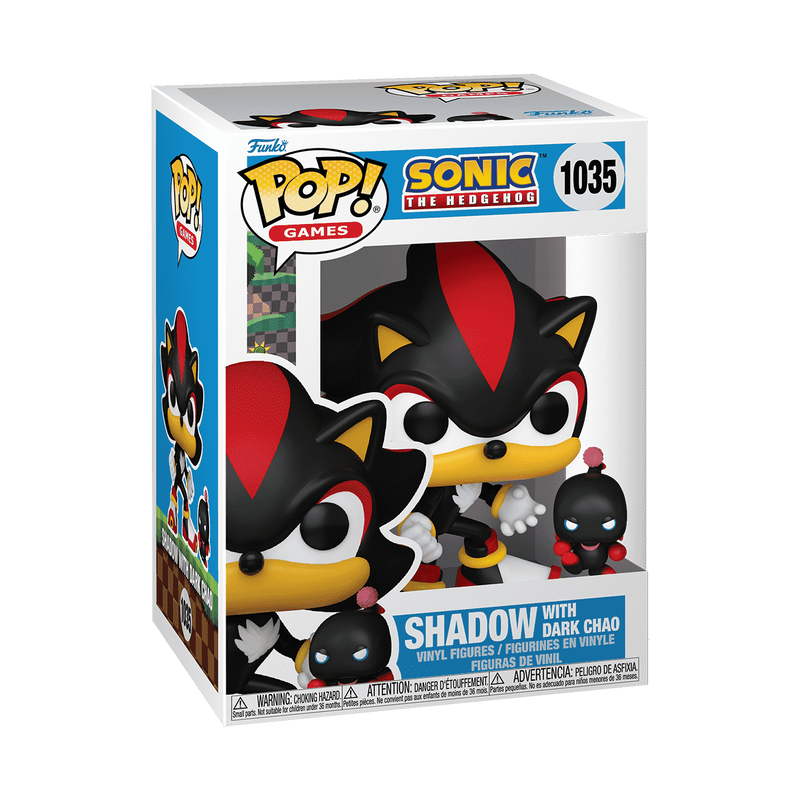 Funko Pop! & Buddy Games: Sonic The Hedgehog - Shadow with Dark Chao #1035