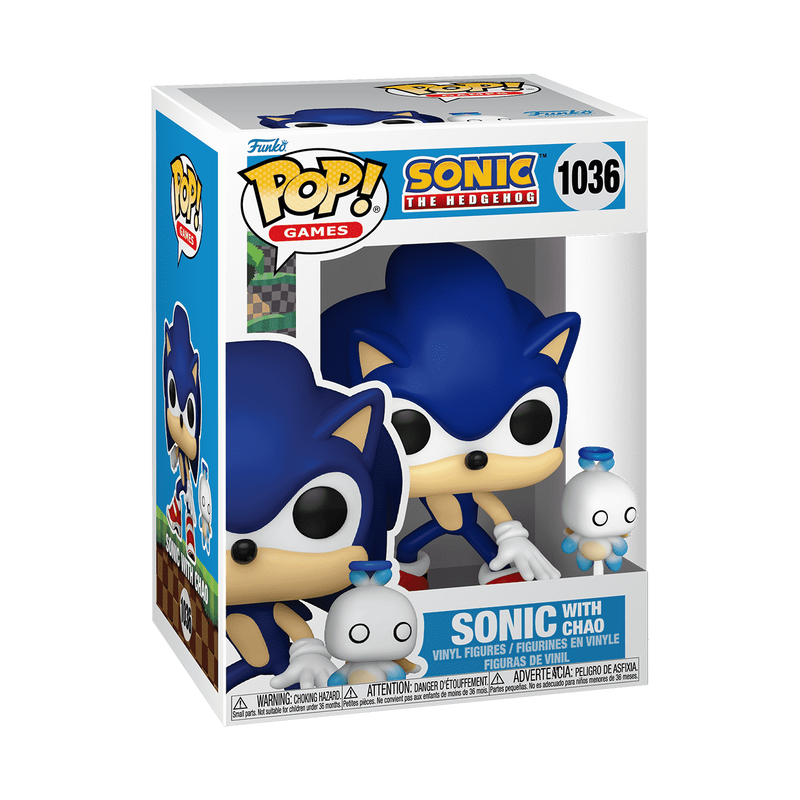 Funko Pop! & Buddy Games: Sonic The Hedgehog - Sonic with Chao #1036