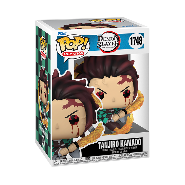 Funko Pop! Animation: Demon Slayer: Kimetsu no Yaiba - Tanjiro Kamado Sun Breathing #1748