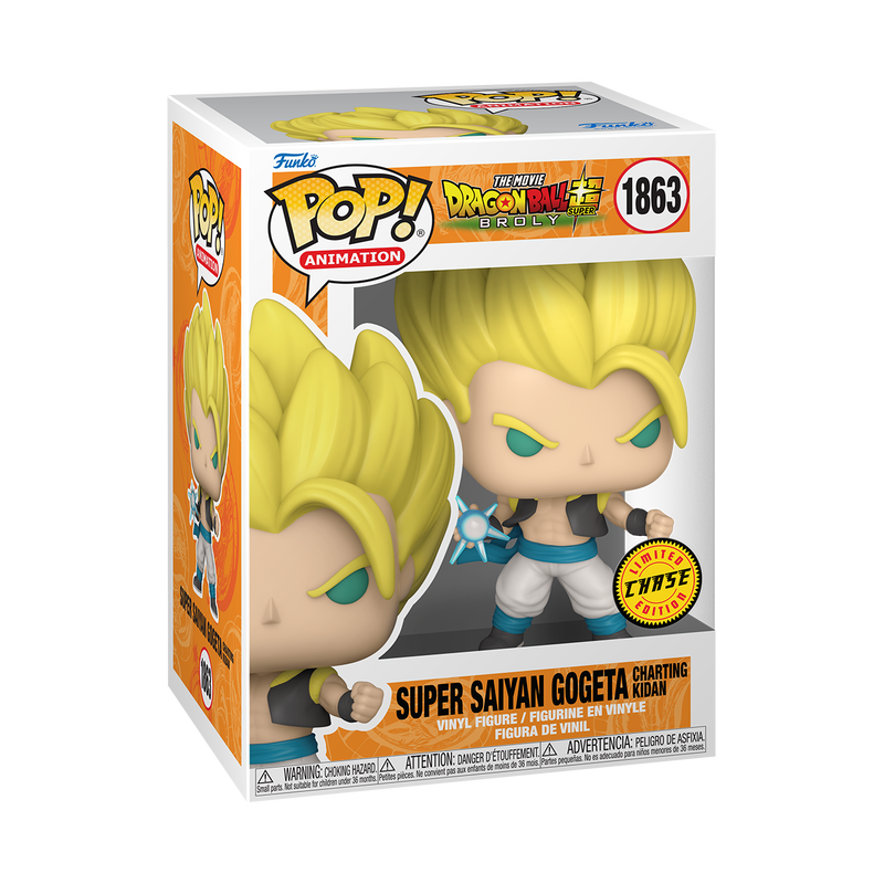 Funko Pop! Animation: Dragon Ball Super: Broly - Super Saiyan Gogeta Charting Kidan Chase #1863