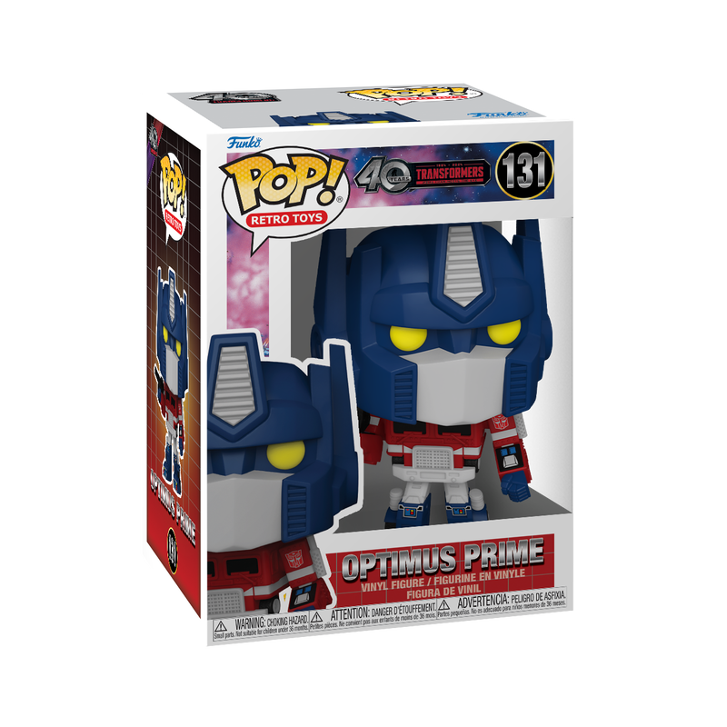 Funko Pop! Retro Toys: Transformers 40th Anniversary - Optimus Prime Generation 1 #131