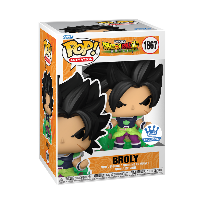 Funko Pop! Animation: Dragon Ball Super: Broly - Broly Enraged #1867 Shop Exclusive